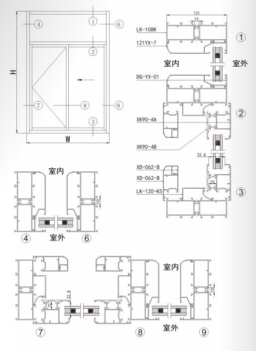 121-40面内外不平系列